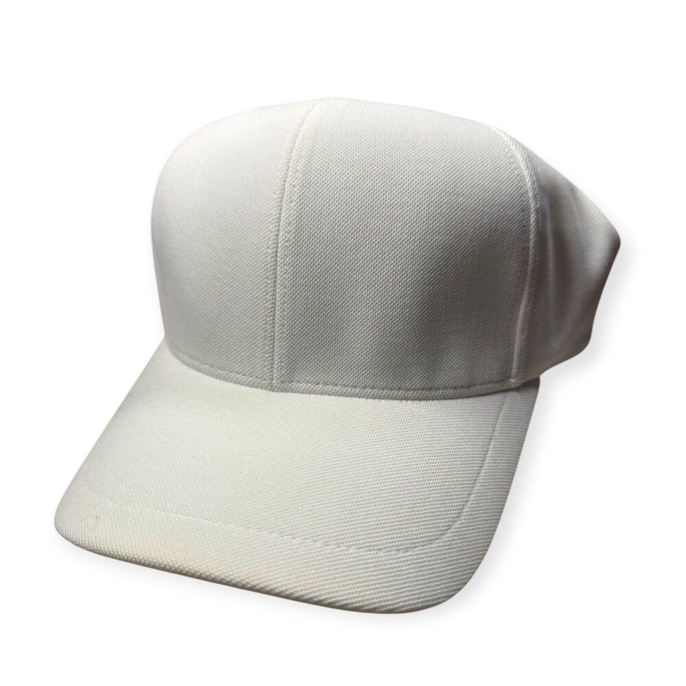 Flexfit White Hat Size Medium Fitted Hat Summer Wear